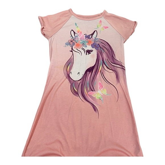 Children’s Unicorn Nightgown 🦄 Girls Size L-10/12 - Picture 1 of 6